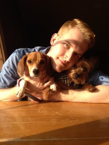 Raffaele, Max, and Nala enjoying a well-deserved day out!