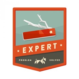 One of many badges that might signify your dog's thinking style.